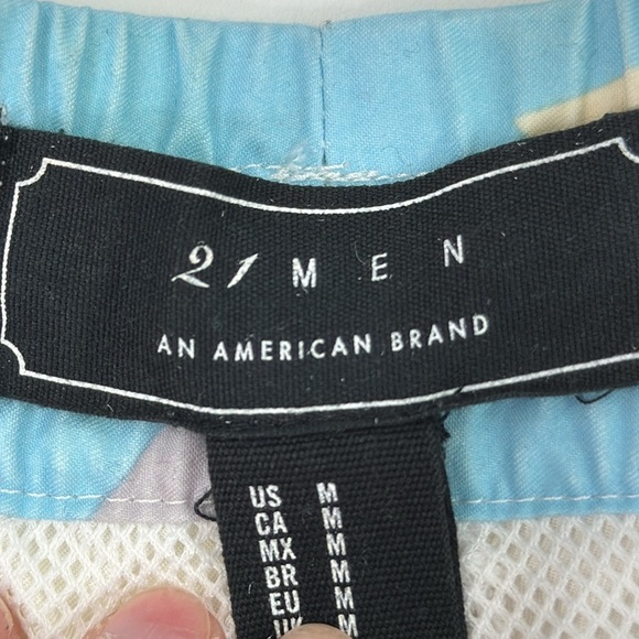 21 Men Men's yellow pastel  shorts / trunks - Picture 3 of 9